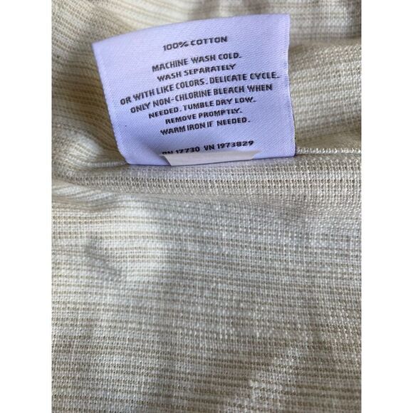 Threshold Shower Curtain Kaki and Cream - Picture 5 of 5